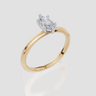 18ct Yellow Gold Marquise Cut 0.50 Carat of  Diamond Ring