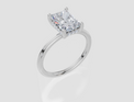 18ct Yellow Gold Radiant Cut 2.08 Carat tw of  Diamond Ring