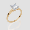 18ct Yellow Gold Princess Cut 1.00 Carat of  Diamond Ring