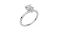 18ct White Gold Pear Cut 1.05 Carat tw of  Diamond Ring