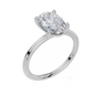18ct White Gold Oval Cut 2.00 Carat of Lab-Grown Diamond Ring
