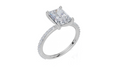 18ct White Gold Radiant Cut 2.33 Carat tw of Lab-Grown Diamond Ring