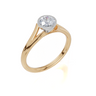 18ct Yellow Gold Round Cut 0.50 Carat of  Diamond Ring