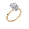 18ct Yellow Gold Pear Cut 2.08 Carat tw of  Diamond Ring