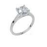 18ct White Gold Round Cut 1.50 Carat of Lab-Grown Diamond Ring