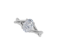 18ct White Gold Oval Cut 1.00 Carat of  Diamond Ring