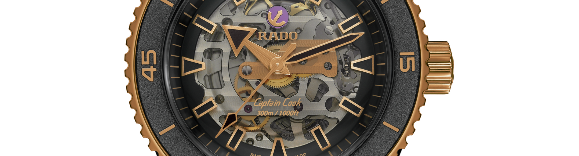 Rado Captain Cook High-Tech Ceramic Skeleton Watch R32192152