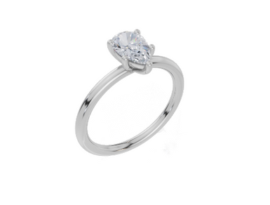 18ct White Gold Pear Cut 0.75 Carat of  Diamond Ring