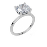 18ct White Gold Round Cut 3.00 Carat of Lab-Grown Diamond Ring
