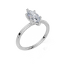18ct White Gold Marquise Cut 1.00 Carat of Lab-Grown Diamond Ring