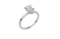 18ct White Gold Pear Cut 1.00 Carat of Lab-Grown Diamond Ring