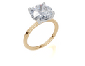18ct Yellow Gold Round Cut 4.00 Carat of  Diamond Ring