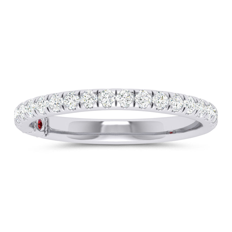 Royale Platinum Round 0.33 CTW Diamond Band