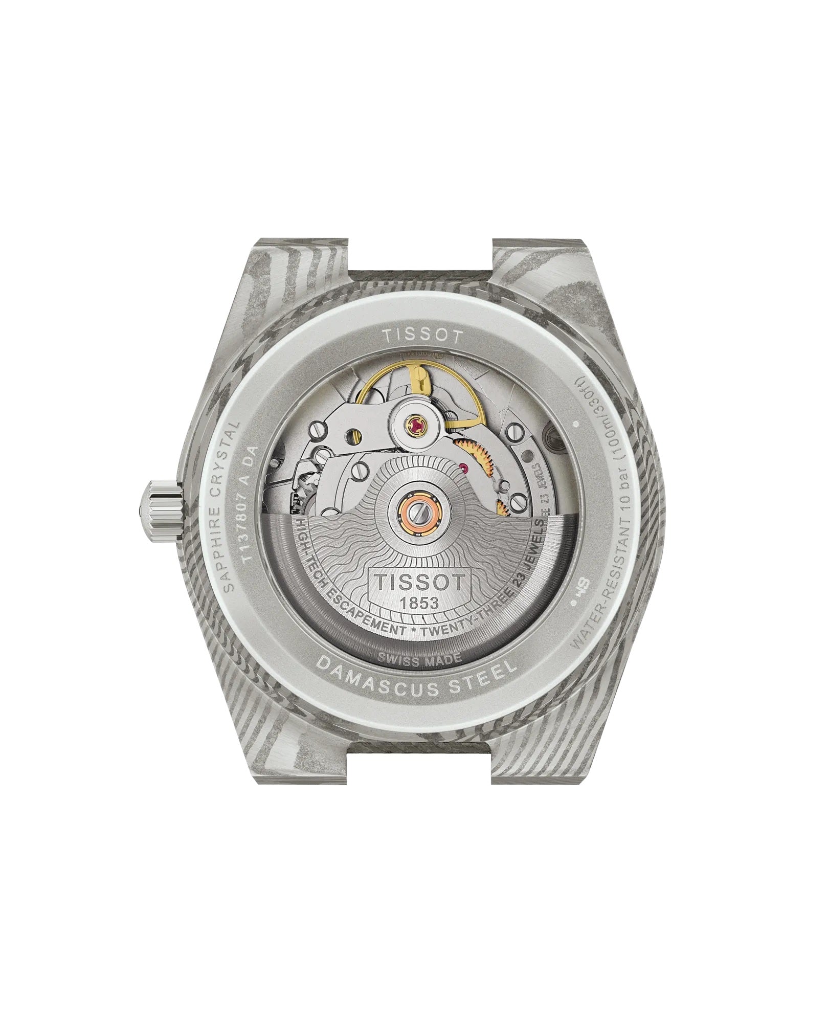 Tissot PRX Damascus Steel 38mm Watch T1378079608100