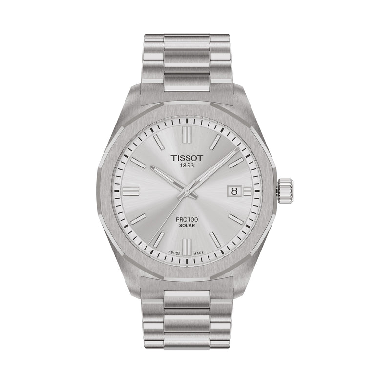 Tissot PRC 100 Solar Quartz 39mm Watch T1514221103100