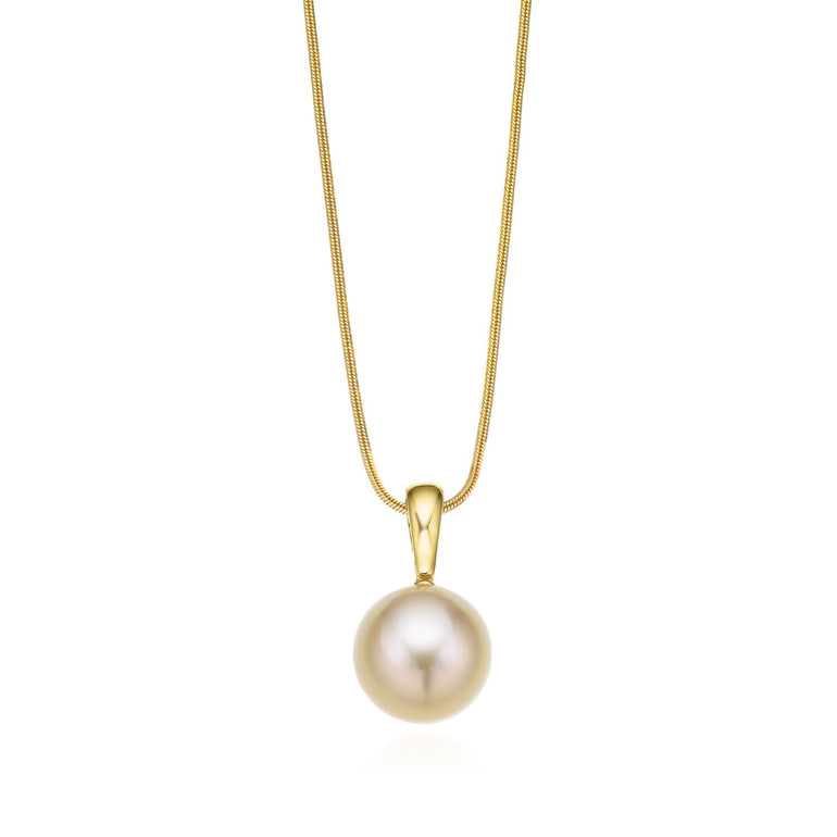 Perla by Autore 18ct Yellow Gold 12mm South Sea Pearl Pendant