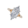18ct Yellow Gold Marquise Cut 3.33 Carat tw of  Diamond Ring