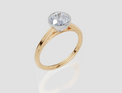 18ct Yellow Gold Round Cut 1.00 Carat of  Diamond Ring