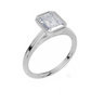 18ct White Gold Emerald Cut 1.50 Carat of Lab-Grown Diamond Ring