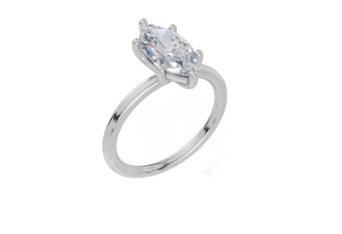 18ct White Gold Marquise Cut 1.50 Carat of Lab-Grown Diamond Ring