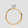 18ct Yellow Gold Oval Cut 1.00 Carat of  Diamond Ring and 18ct Yellow Gold  Band