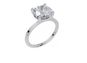 18ct White Gold Round Cut 3.00 Carat of  Diamond Ring