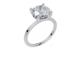 18ct White Gold Round Cut 3.00 Carat of Lab-Grown Diamond Ring