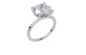 18ct White Gold Round Cut 4.00 Carat of Lab-Grown Diamond Ring