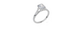 18ct White Gold Radiant Cut 1.33 Carat tw of Lab-Grown Diamond Ring