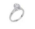 18ct White Gold Pear Cut 1.32 Carat tw of  Diamond Ring