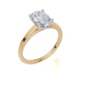 18ct Yellow Gold Oval Cut 1.50 Carat of  Diamond Ring