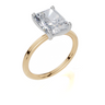 18ct Yellow Gold Radiant Cut 3.00 Carat of Lab-Grown Diamond Ring