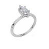 18ct White Gold Marquise Cut 0.80 Carat tw of  Diamond Ring