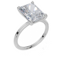 18ct White Gold Radiant Cut 4.00 Carat of Lab-Grown Diamond Ring