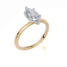 18ct Yellow Gold Marquise Cut 1.00 Carat of Lab-Grown Diamond Ring