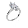 18ct White Gold Marquise Cut 2.00 Carat of Lab-Grown Diamond Ring