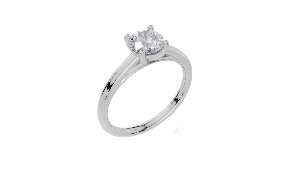 18ct White Gold Round Cut 0.75 Carat of  Diamond Ring