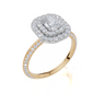18ct Yellow Gold Radiant Cut 1.22 Carat tw of  Diamond Ring