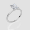 18ct White Gold Radiant Cut 1.00 Carat of Lab-Grown Diamond Ring