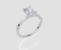 18ct White Gold Radiant Cut 1.00 Carat of Lab-Grown Diamond Ring