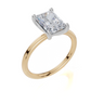 18ct Yellow Gold Radiant Cut 2.00 Carat of Lab-Grown Diamond Ring