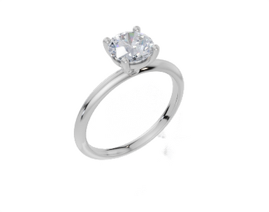 18ct White Gold Round Cut 1.00 Carat of  Diamond Ring