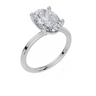 18ct White Gold Oval Cut 3.00 Carat of  Diamond Ring