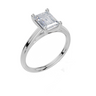18ct White Gold Emerald Cut 1.50 Carat of Lab-Grown Diamond Ring