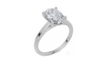 18ct White Gold Oval Cut 2.00 Carat of Lab-Grown Diamond Ring
