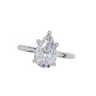18ct White Gold Pear Cut 1.57 Carat tw of  Diamond Ring
