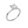 18ct White Gold Princess Cut 1.00 Carat of  Diamond Ring