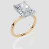 18ct Yellow Gold Radiant Cut 4.00 Carat of  Diamond Ring