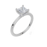 18ct White Gold Princess Cut 1.06 Carat tw of Lab-Grown Diamond Ring