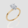 18ct Yellow Gold Pear Cut 1.05 Carat tw of  Diamond Ring